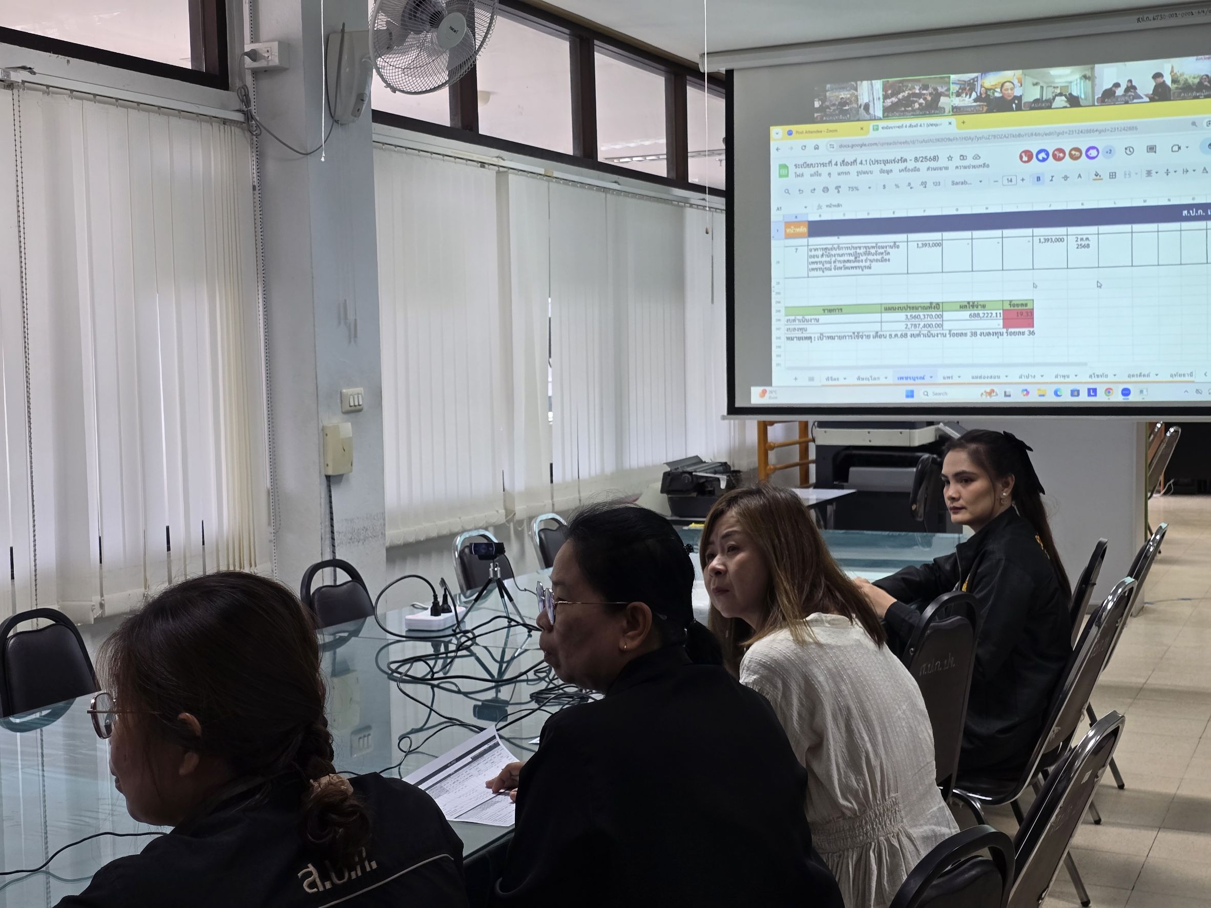 title - วันพุธที่ 17 ธันวาคม 2568 เวลา 11.00 น. นายวิทูล ประดิษฐบุญ  ปฏิรูปที่ดินจังหวัดปราจีนบุรี พร้อมด้วย เจ้าหน้าที่ ส.ป.ก.ปราจีนบุรี เข้าร่วมการประชุม คณะทำงานติดตามเร่งรัดการใช้จ่ายเงินงบประมาณ  ประจำปีงบประมาณ 2569